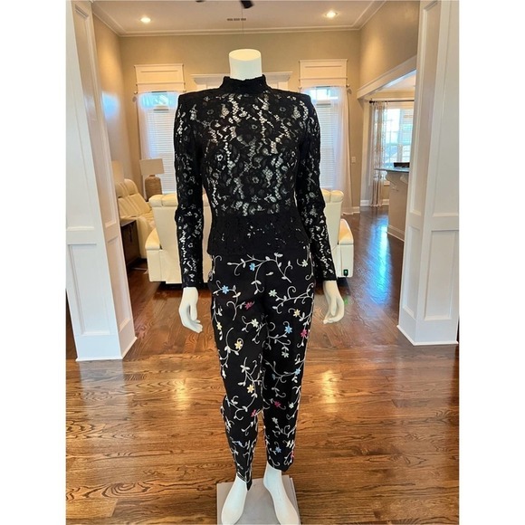 Talbots black linen pants size 8 - Picture 5 of 9